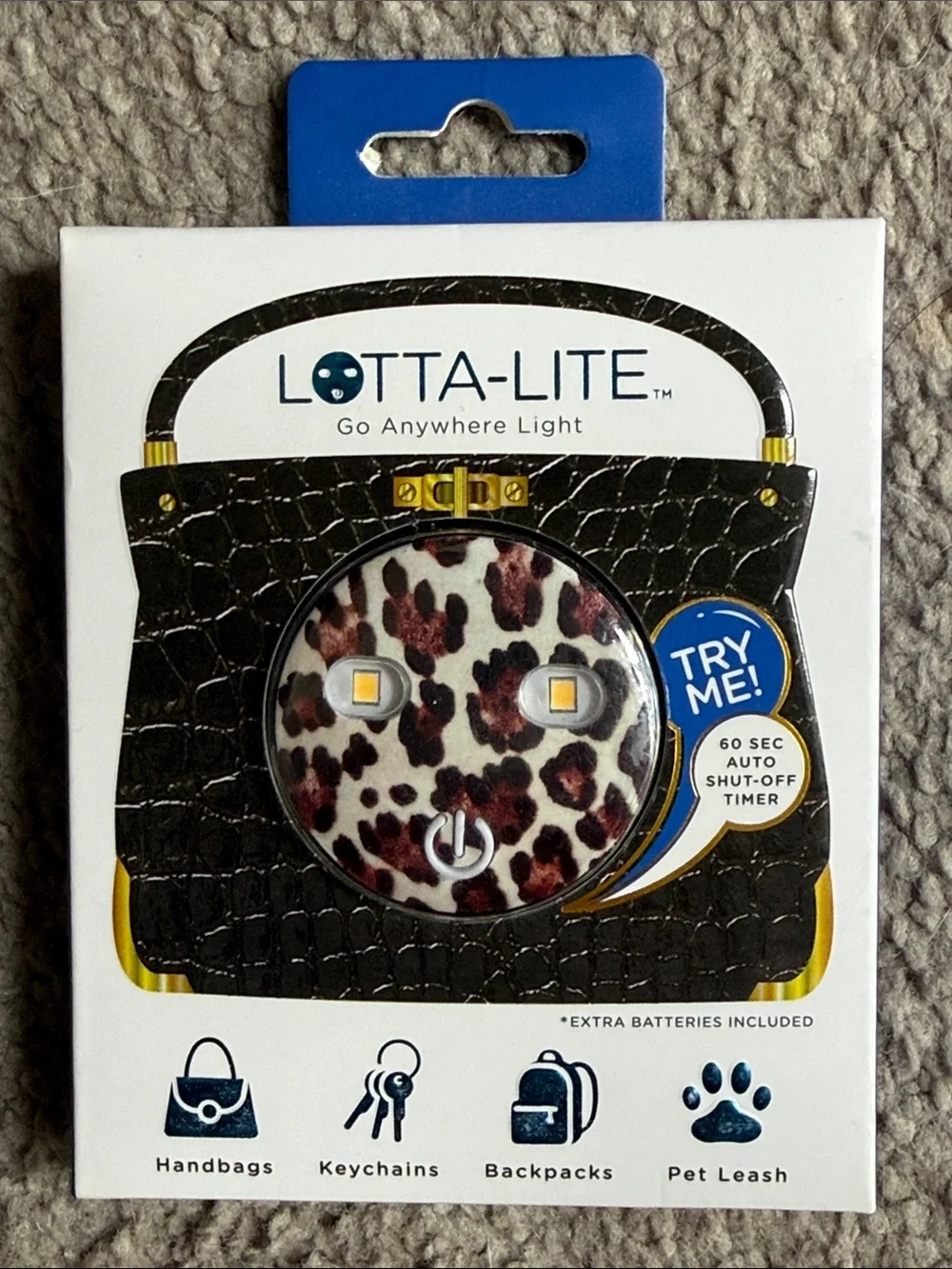 LOTTA-LITE Leopard Print Go Anywhere Light!
